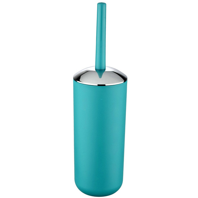 Recipient pentru perie BRASIL + perie WC, WENKO, turcoaz