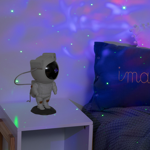 Proiector de stele lampă astronaut, înălțime 22,5 cm