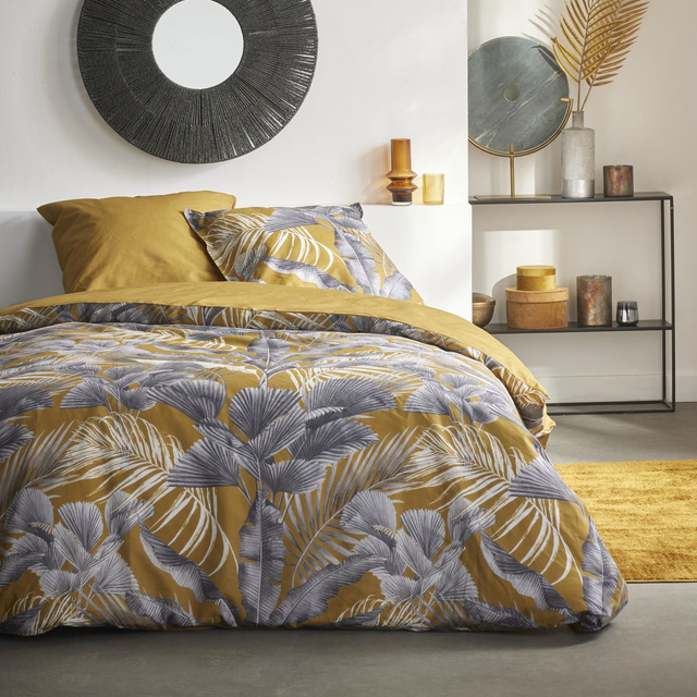 Lenjerie de pat din bumbac 220 x 240 cm AIRY DAWN, model floral, model 3