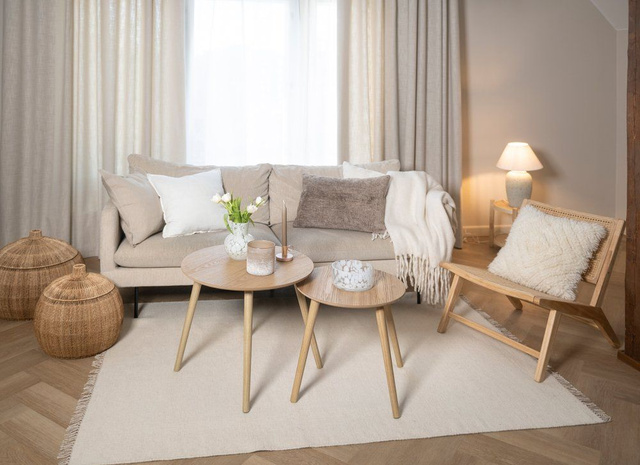 Măsuță auxiliară TEMPO, Ø 48 cm