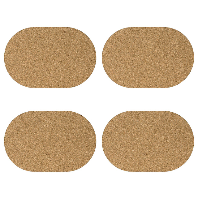 Subtălci din plută pentru masă - 4 bucăți în set, ZELLER