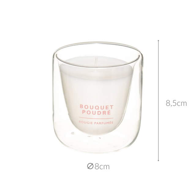 Lumanare parfumata in pahar, 130 g