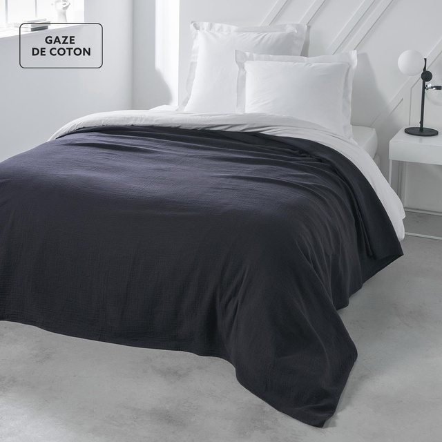 Cuvertura de pat Japandi, bumbac, 220 x 240 cm