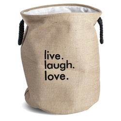 Cos de rufe DENIM, rotund, 60 L