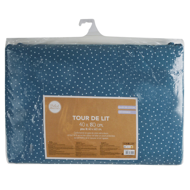 Paravan de protectie pentru patut GAUGE, 40 x 180 cm