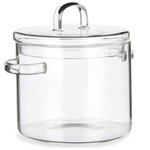 Vas de copt cu capac, forma de oala, 1,8 l