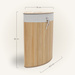 Coș de rufe colțar ARCO, bambus, 60 l, natural