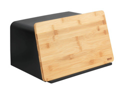 Cutie pentru paine cu tocator din lemn de bambus KUBO, WENKO 