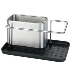 Organizator pentru accesorii de spălat vase ORIO, oțel inoxidabil, WENKO