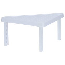 Raft pentru dulap de bucătărie, de colț