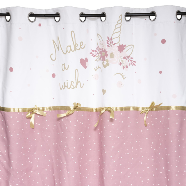 Perea pentru copii, UNICORN, cu inele, 140 x 260 cm