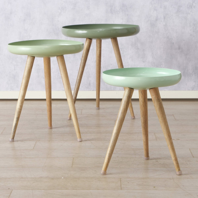 Set masuta de cafea Masdour, lemn de mango