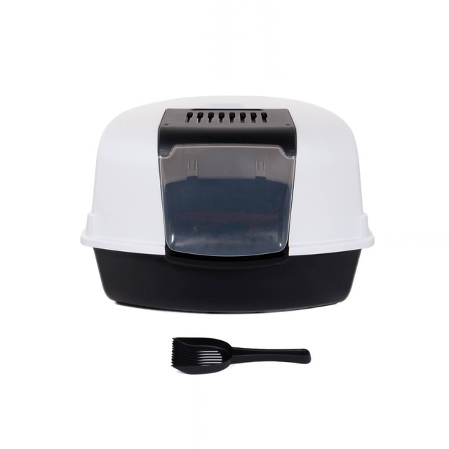 Letieră de colț pentru pisici, 58 x 47 x 38 cm