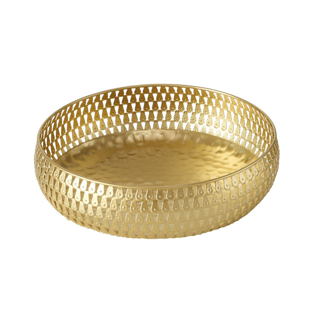 Set 2 boluri decorative Galdo, auriu