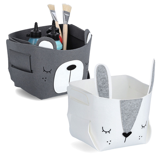 Cutie decorativa pentru jucării din fetru