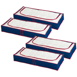 Husă pentru lenjerie de pat, haine, pături - 4 bucăți în set