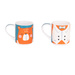 Set cadou: 2 căni din porțelan pentru copii, 2 x 265 ml