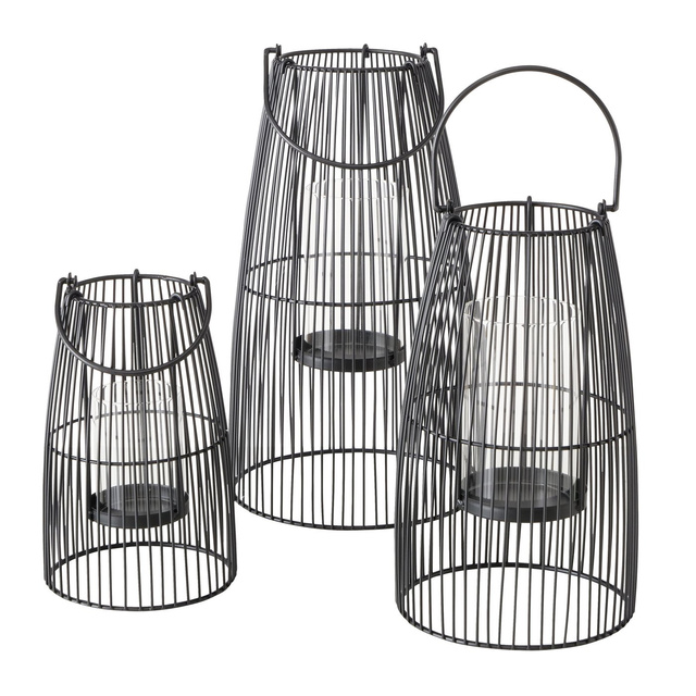 Set felinare metalice CINTA, 25 - 40 cm