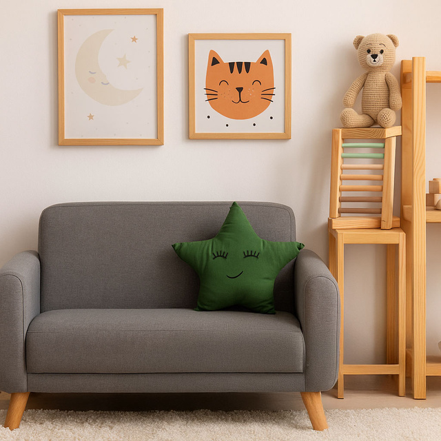 Perna decorativa in forma de stea, 40 x 40 cm