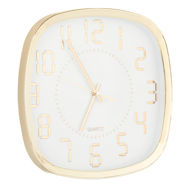 Ceas de perete auriu CHAMPAGNE