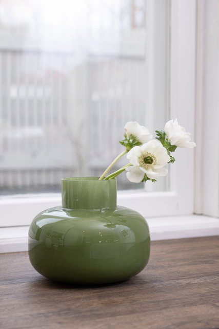 Vază decorativă din sticlă colorată ILMA, 16 cm