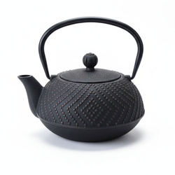 Ceainic din fontă cu infuzor KAMIN, 900 ml, negru