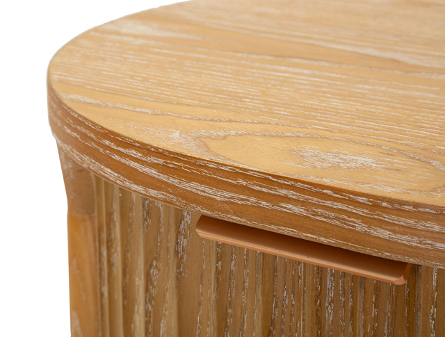 Comodă îngustă GOTEBORG cu mai multe sertare, look scandinav, înălțime 82 cm