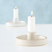 Sfeșnic rotund din porțelan MARIMA, 4 cm