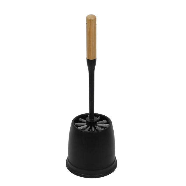 Perie de toaleta cu maner din bambus, Ø 12 cm