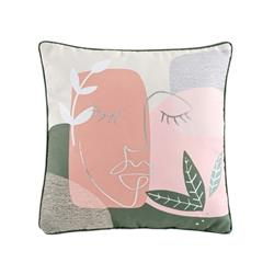 Perna decorativa ARTY LINE, print metalic, 40 x 40 cm