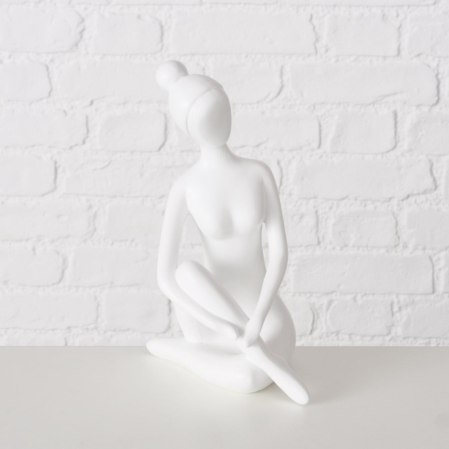 Figurina Yoga,
29 cm, alb