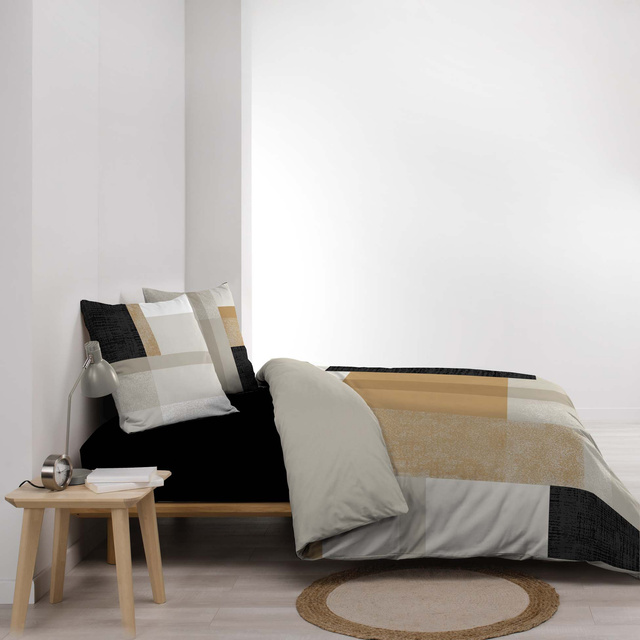 Set lenjerie de pat bumbac SQUARE, 240 x 220 cm