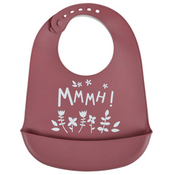 Bavetica din silicon cu buzunar