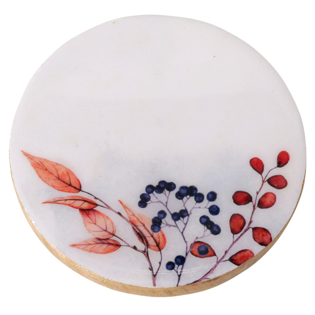 Coaster pahare Brinja, lemn de mango, Ø 10 cm