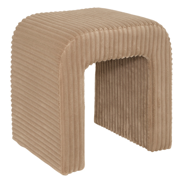 Scaun cu arc din stofa de catifea SEVI, înălțime 43 cm