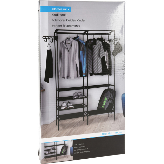 Suport pentru haine, 108 x 36 x 170 cm
