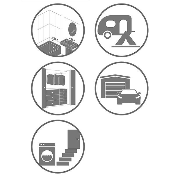 Cartuș pentru absorbantul de umiditate CUBE 500 g, suprafață 40 m³, Wenko