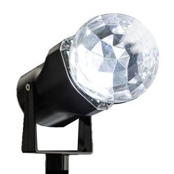 Proiector exterior, fulgi de zăpadă