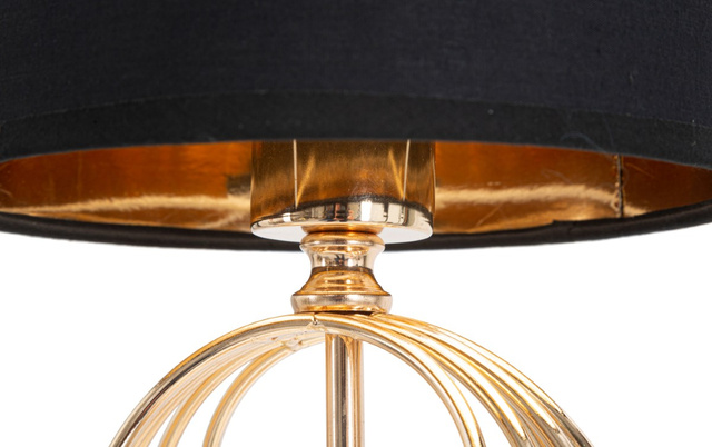 Lampa de masa CIRCLY cu decor auriu