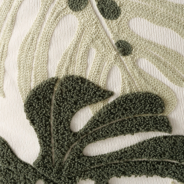 Perna decorativa cu DUBIA monstera, 45 x 45 cm