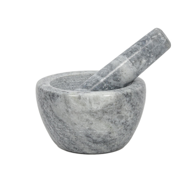 Mojar din marmură LUNO, Ø 10 cm