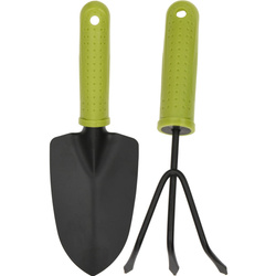 Unelte de grădinărit de bază, set, grebla și lopată