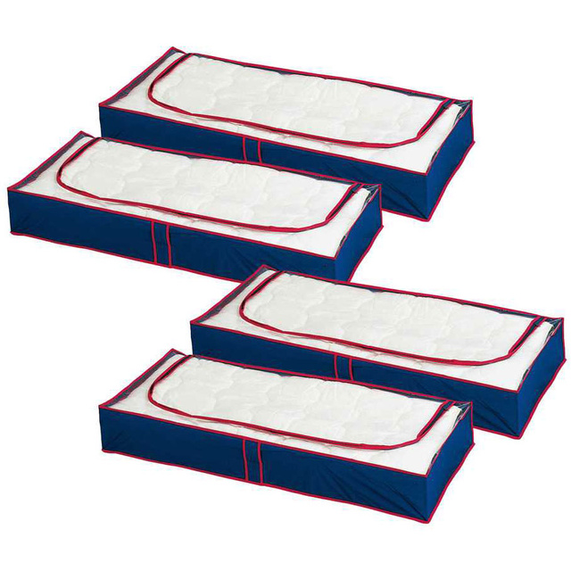 Husă pentru lenjerie de pat, haine, pături - 4 bucăți în set