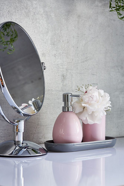 Suport periuță de dinți POLARIS PASTEL PINK, WENKO