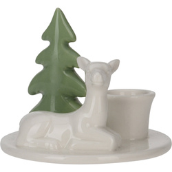 Suport de lumanare din ceramica, 8 cm