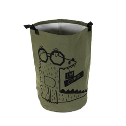 Geanta pentru jucarii sau rufe Safari, panza, Ø 30 cm