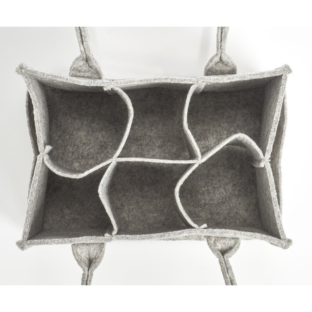 Geanta din fetru pentru 6 sticle, ZELLER