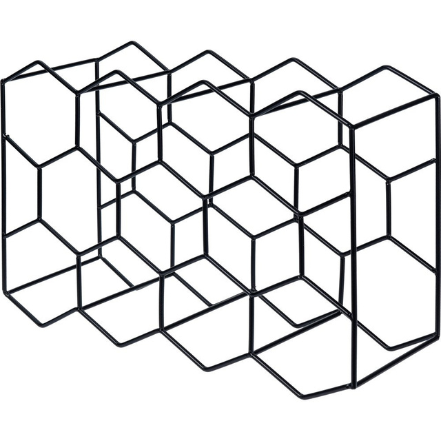 Raft pentru vin, 11 sticle, metal