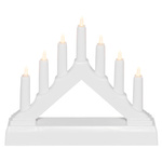 Candelă adventistă LED, 7 lumini, 13 cm