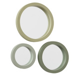 NILSSON set oglinzi rotunde cu cadru gros, 3 buc.